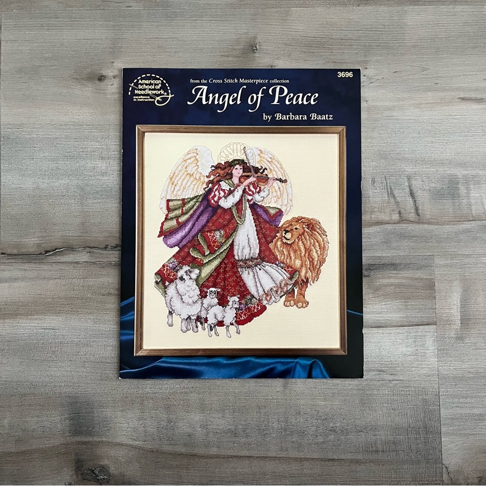 NWT Vintage Set of 4 Angel Counted Cross Stitch Books by Barbara Baatz - Picture 9 of 14
